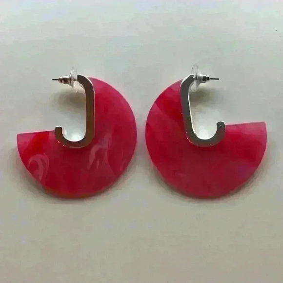 Nine West new C Hoop Earrings - Picture 7 of 8